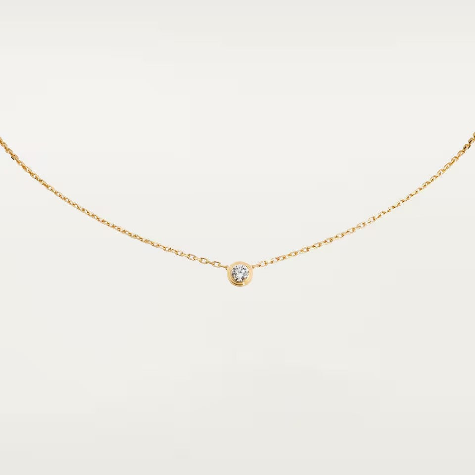 [✨ROSE💎]DAMOUR DIAMOND NECKLACE