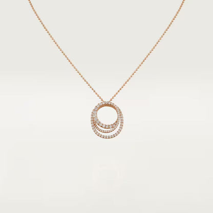 [✨ROSE💎]ETINCELLE  FULL DIAMOND NECKLACE