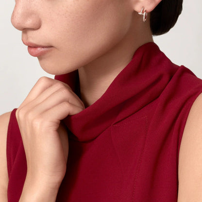 [✨ROSE💎]JUSTE FULL DIAMOND SMALL EARRINGS