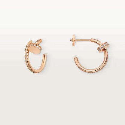 [✨ROSE💎]JUSTE FULL DIAMOND SMALL EARRINGS