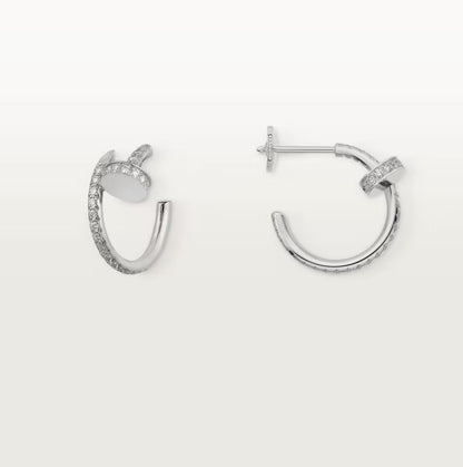 [✨ROSE💎]JUSTE FULL DIAMOND SMALL EARRINGS