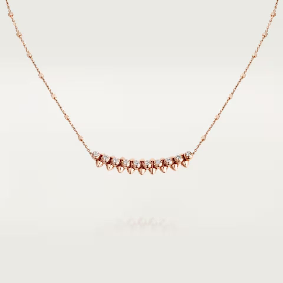 [✨ROSE💎]CLASH  MEDIUM DIAMOND NECKLACE