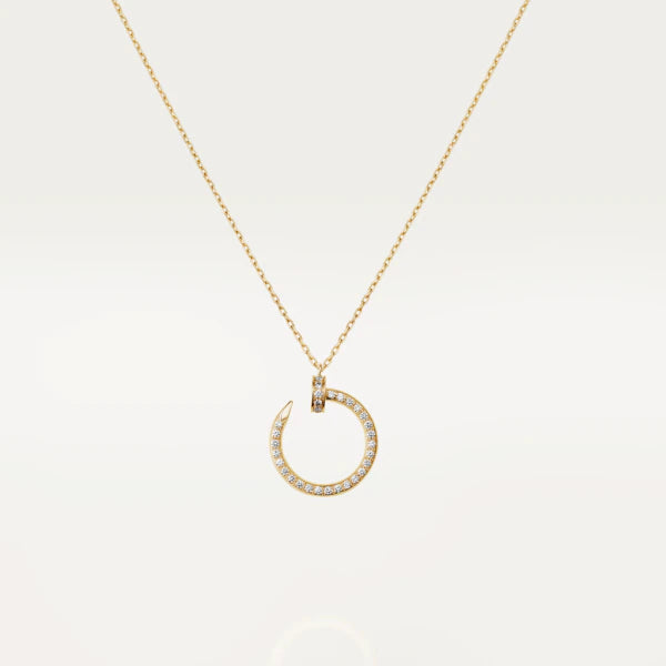 [✨ROSE💎]JUSTE NECKLACE GOLD DIAMONDS