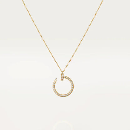 [✨ROSE💎]JUSTE NECKLACE GOLD DIAMONDS