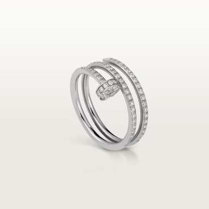 [✨ROSE💎]JUSTE RING 4.8MM FULL DIAMOND