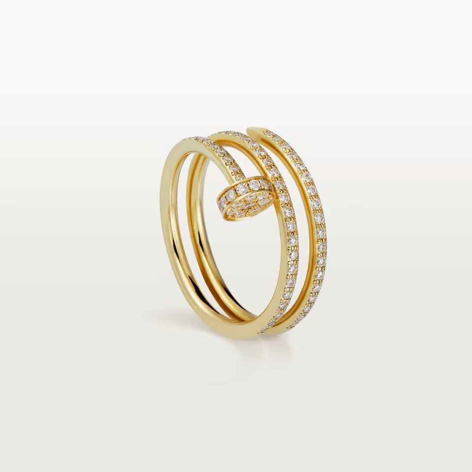 [✨ROSE💎]JUSTE RING 4.8MM FULL DIAMOND