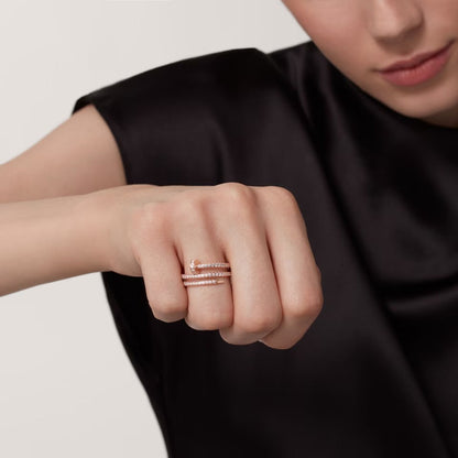 [✨ROSE💎]JUSTE RING 4.8MM FULL DIAMOND