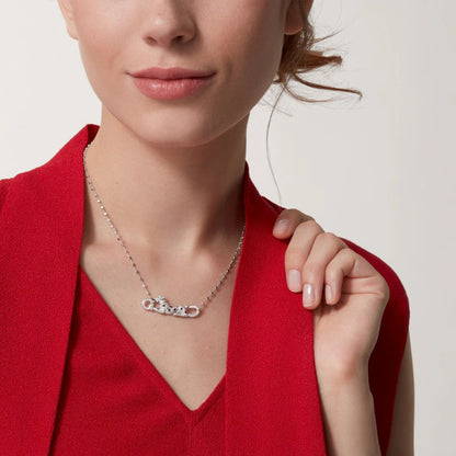 [✨ROSE💎]PANTHERE PAVED DIAMOND NECKLACE