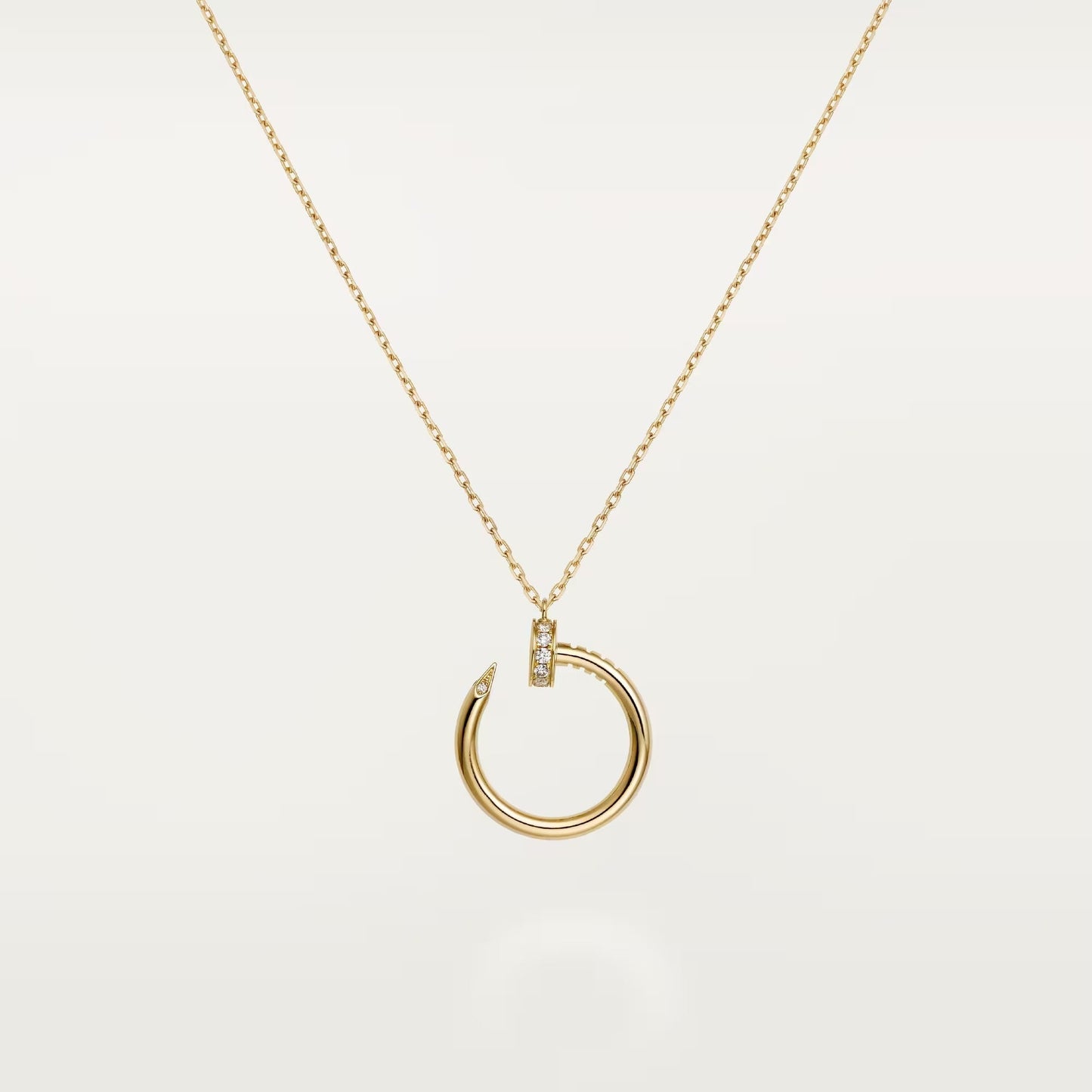 [✨ROSE💎]JUSTE NECKLACE HALF DIAMOND