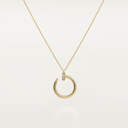 [✨ROSE💎]JUSTE NECKLACE HALF DIAMOND