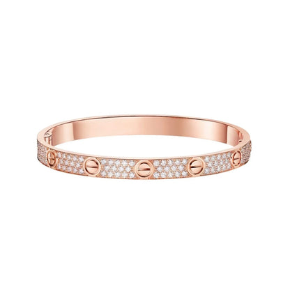 [✨ROSE💎]LOVE BRACELET 6.1MM DIAMOND-PAVED