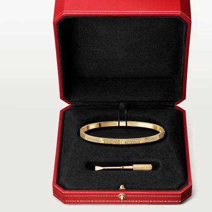 [✨ROSE💎]LOVE BRACELET 3.65MM DIAMOND-PAVED