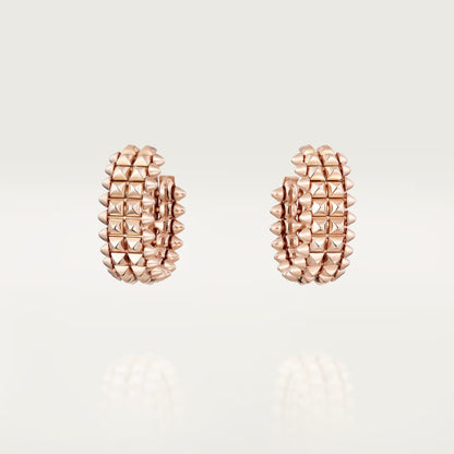 [✨ROSE💎]CLASH 9.2MM DOUBLE ROW EARRINGS