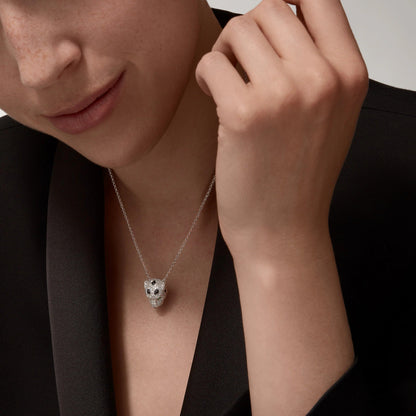 [✨ROSE💎]PANTHERE FULL DIAMOND NECKLACE