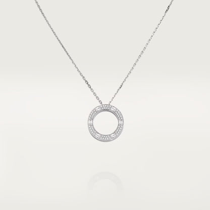 [✨ROSE💎]LOVE NECKLACE 16MM  FULL DIAMOND