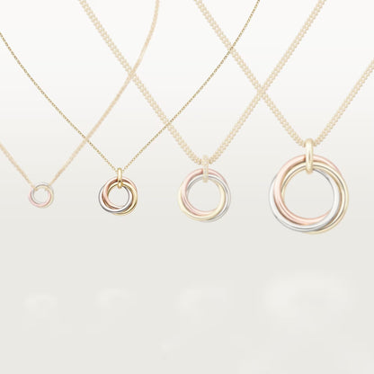 [✨ROSE💎]TRINITY SMALL NECKLACE