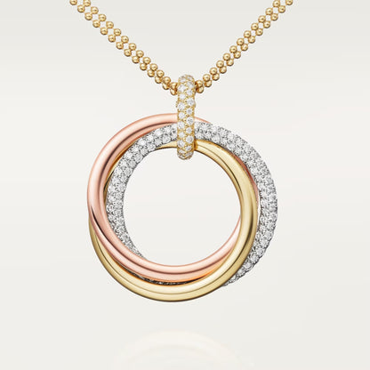[✨ROSE💎]TRINITY LARGE NECKLACE