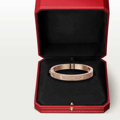 [✨ROSE💎]LOVE BRACELET 6.1MM DIAMOND-PAVED