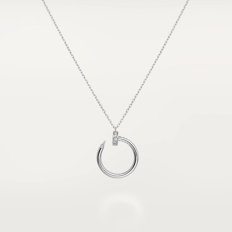 [✨ROSE💎]JUSTE NECKLACE SILVER