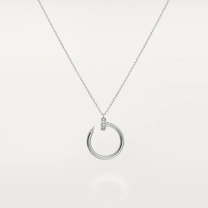 [✨ROSE💎]JUSTE NECKLACE SILVER