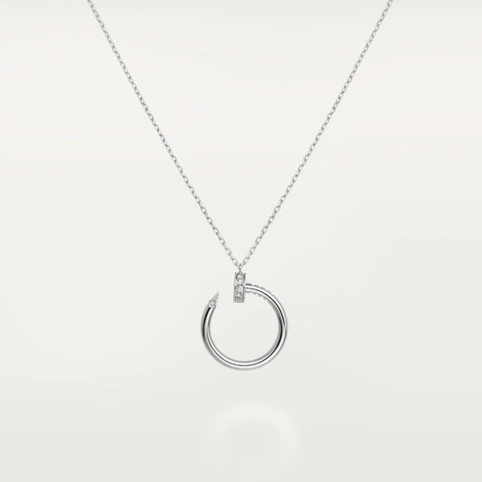 [✨ROSE💎]JUSTE NECKLACE SILVER