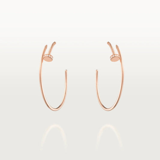 [✨ROSE💎]JUSTE EARRINGS DIAMONDS 1.8MM