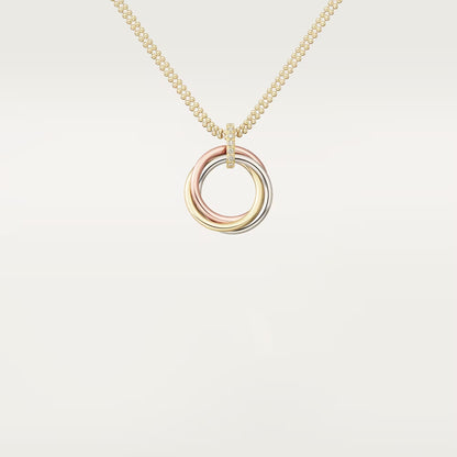 [✨ROSE💎]TRINITY MEDIUM  DIAMONDS NECKLACE