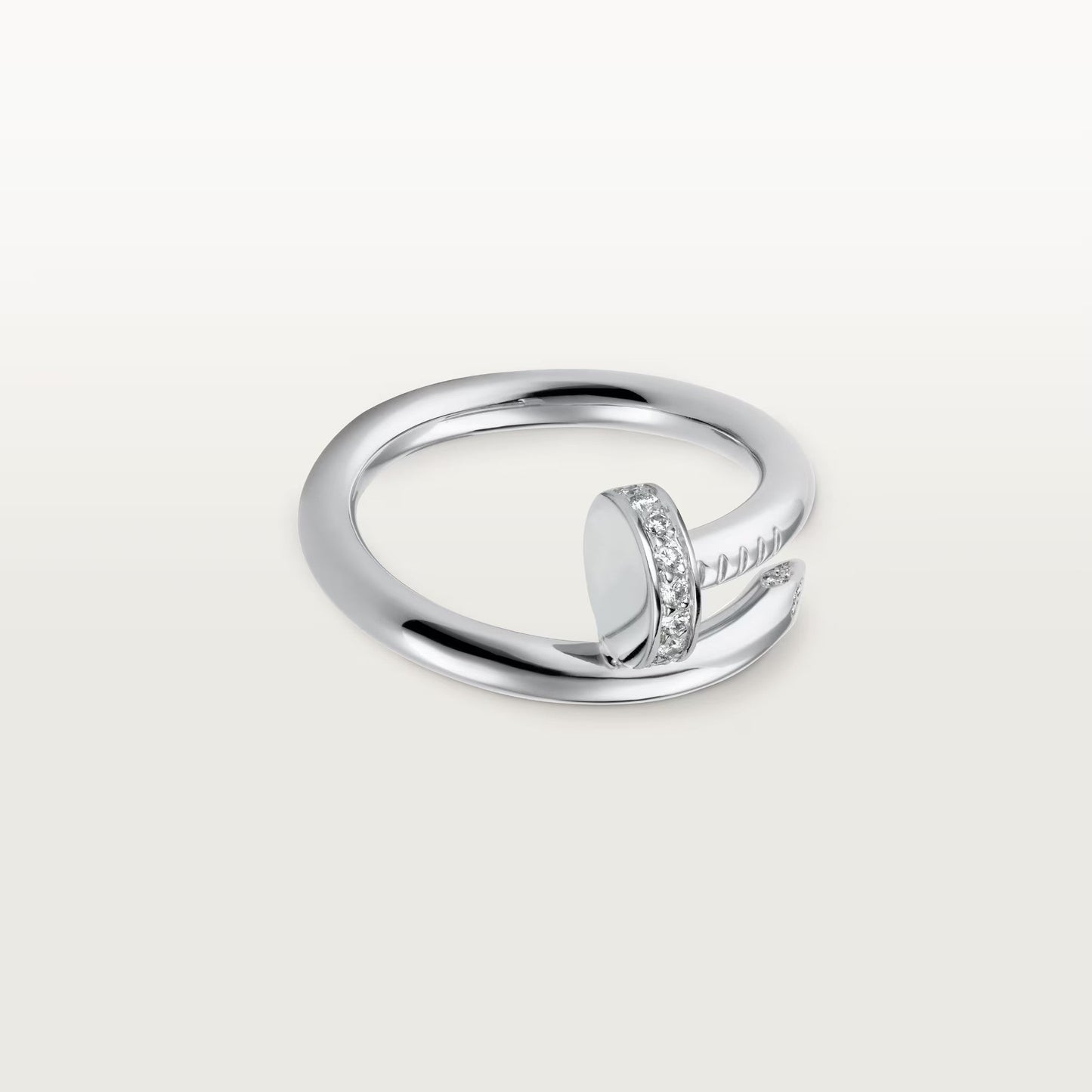 [✨ROSE💎]JUSTE RING 2.6MM HALF DIAMOND