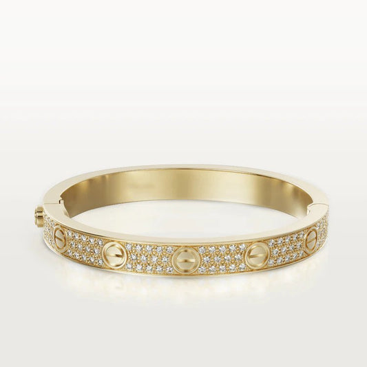 [✨ROSE💎]LOVE BRACELET 6.1MM DIAMOND-PAVED