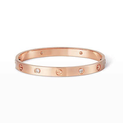 [✨ROSE💎]LOVE BRACELET 6.1MM 4 DIAMONDS