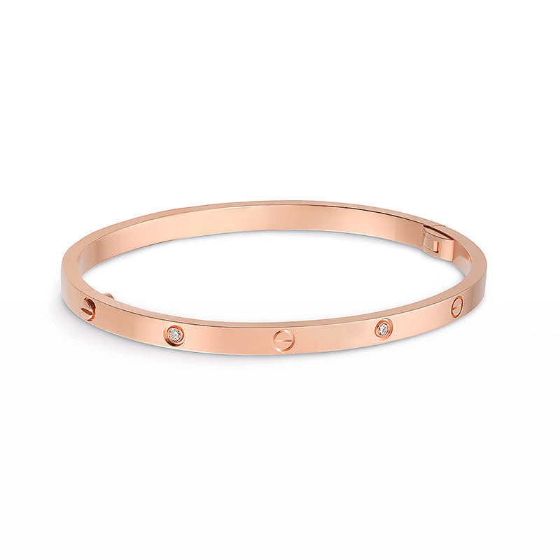 [✨ROSE💎]LOVE BRACELET 3.65MM 6 DIAMONDS