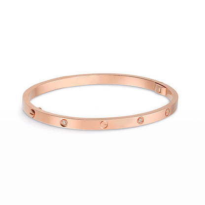 [✨ROSE💎]LOVE BRACELET 3.65MM 6 DIAMONDS