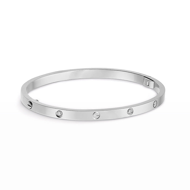 [✨ROSE💎]LOVE BRACELET 3.65MM 6 DIAMONDS