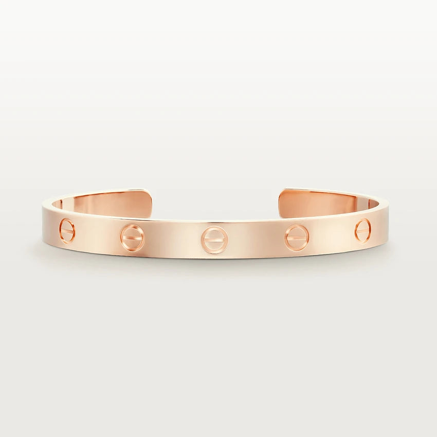[✨ROSE💎]LOVE BRACELET 6.1MM OPEN CUFF