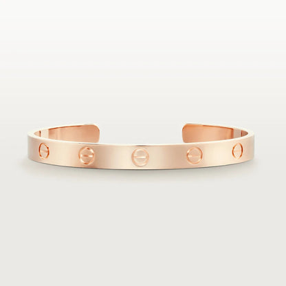[✨ROSE💎]LOVE BRACELET 6.1MM OPEN CUFF