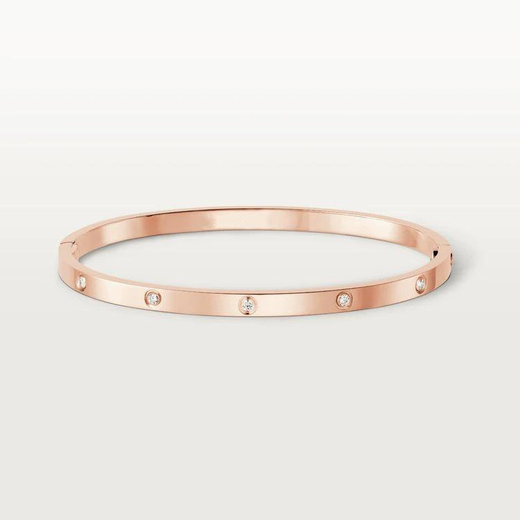 [✨ROSE💎]LOVE BRACELET 3.65MM 10 DIAMONDS