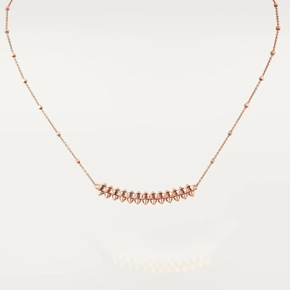 [✨ROSE💎]CLASH PINK GOLD NECKLACE