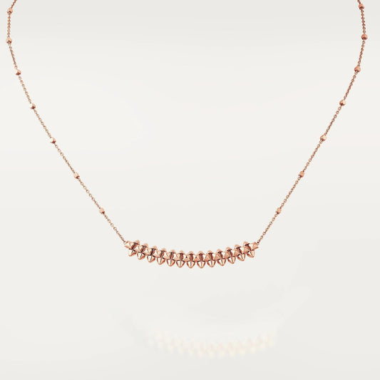 [✨ROSE💎]CLASH PINK GOLD NECKLACE