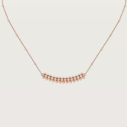 [✨ROSE💎]CLASH  SMALL FULL DIAMOND NECKLACE