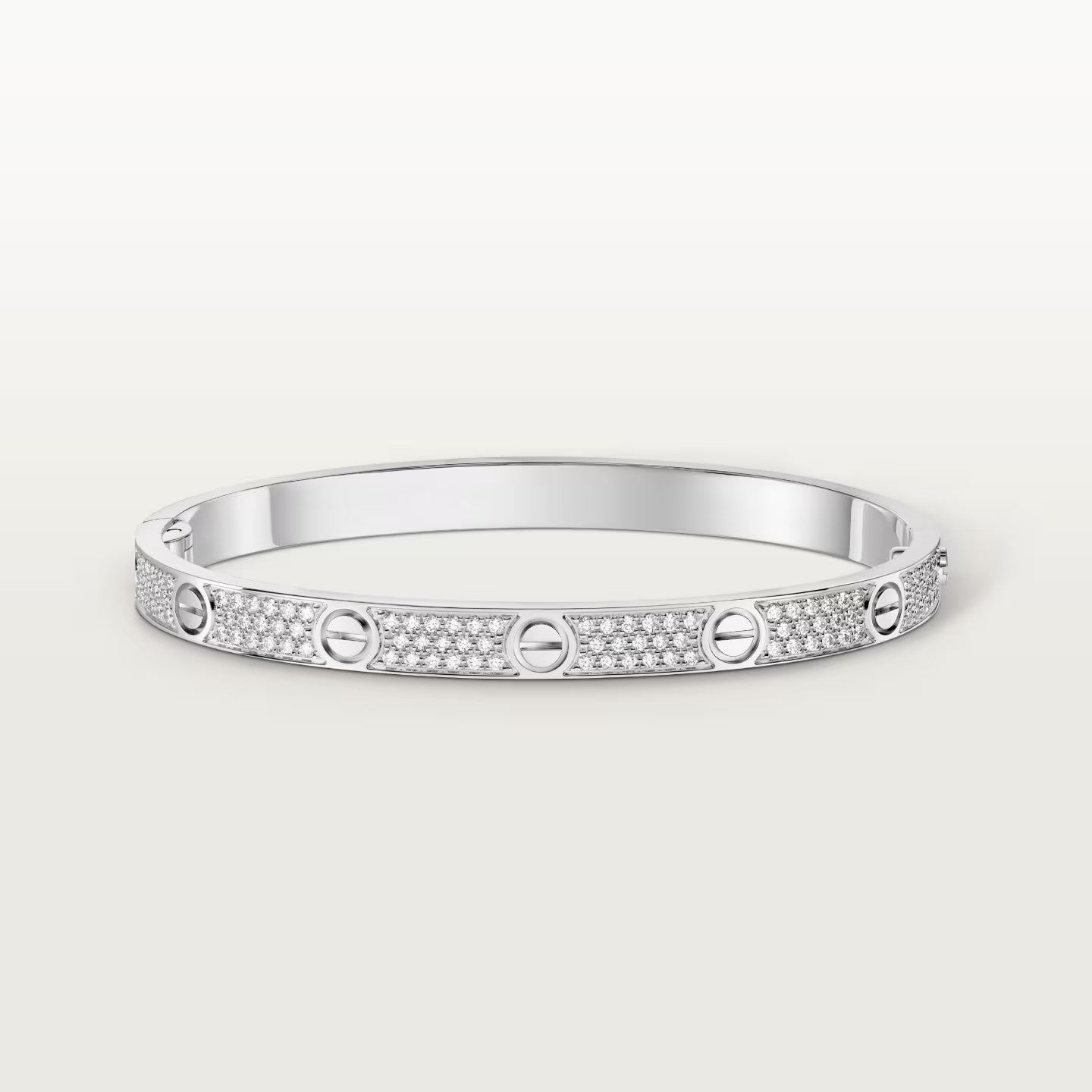 [✨ROSE💎]LOVE BRACELET 4.8MM DIAMOND-PAVED