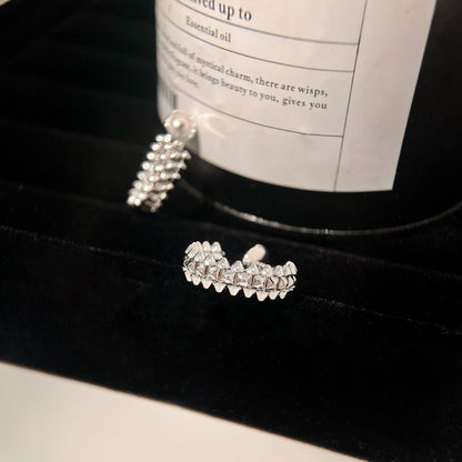 [✨ROSE💎]CLASH SMALL HOOP EARRINGS