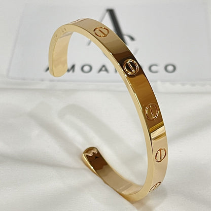 [✨ROSE💎]LOVE BRACELET 6.1MM OPEN CUFF
