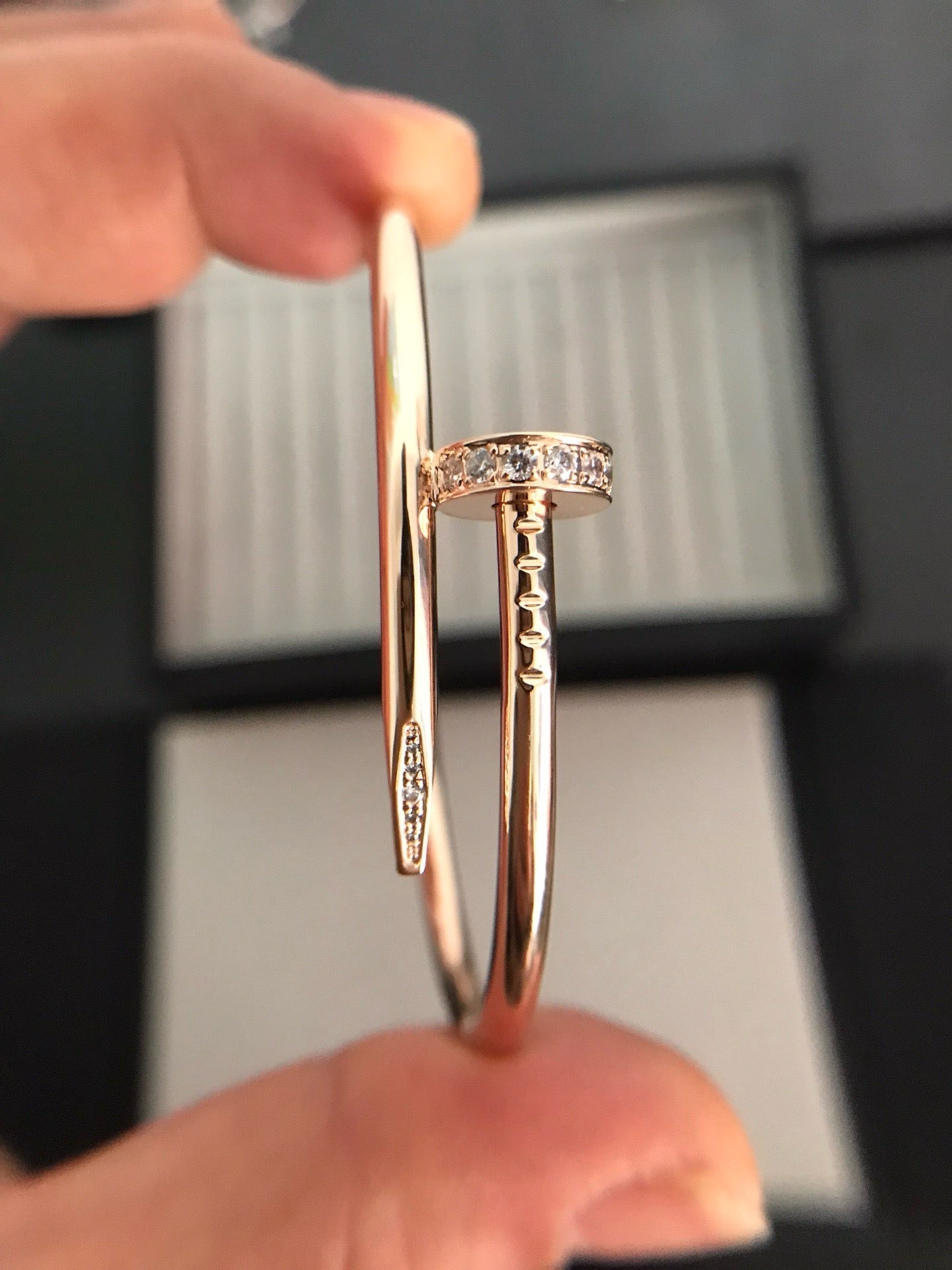 [✨ROSE💎]JUSTE BRACELET 3.5MM DIAMONDS