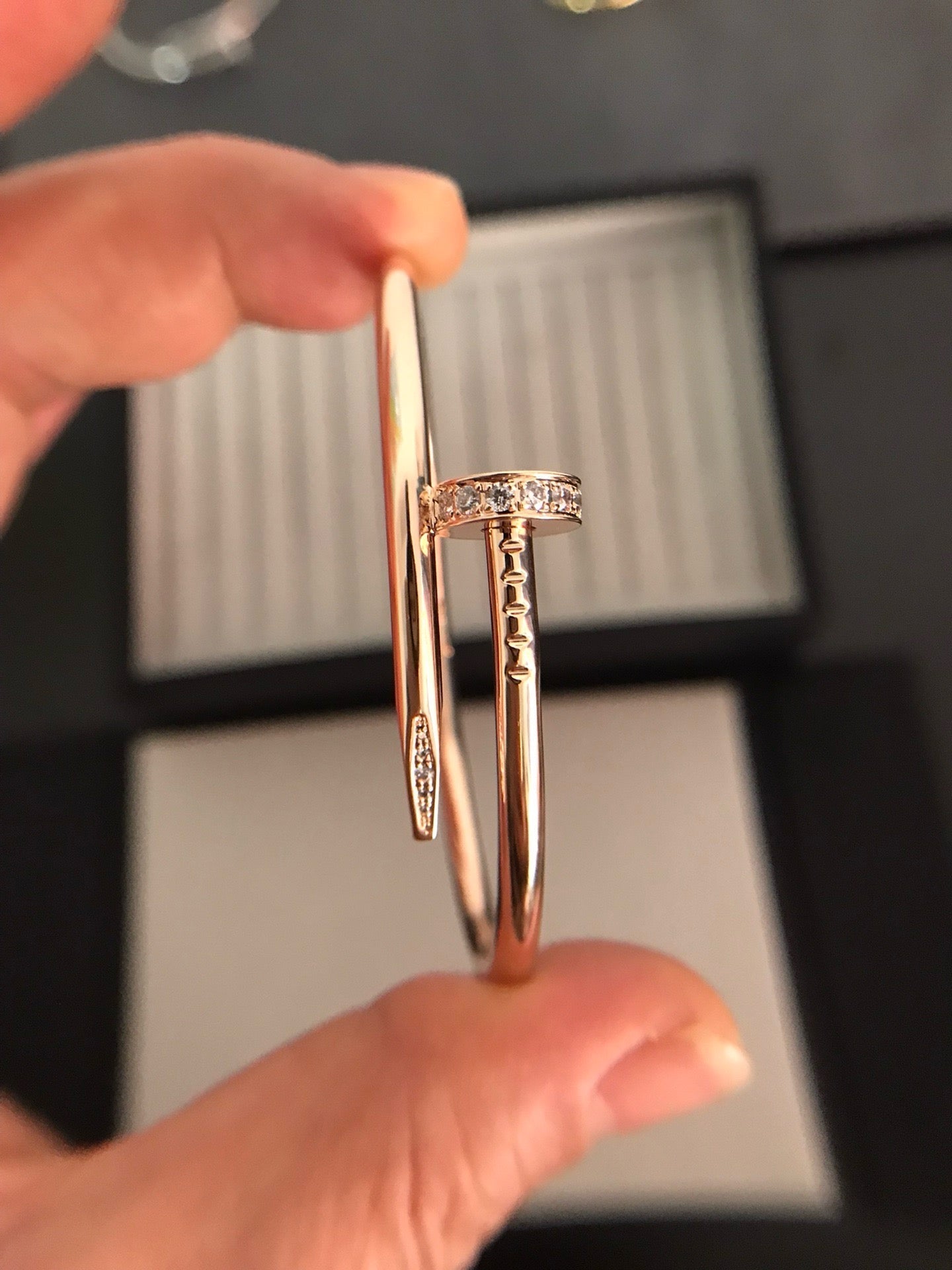 [✨ROSE💎]JUSTE BRACELET 3.5MM DIAMONDS