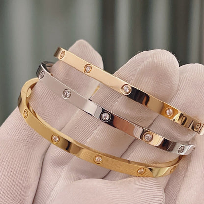 [✨ROSE💎]LOVE BRACELET 3.65MM 10 DIAMONDS