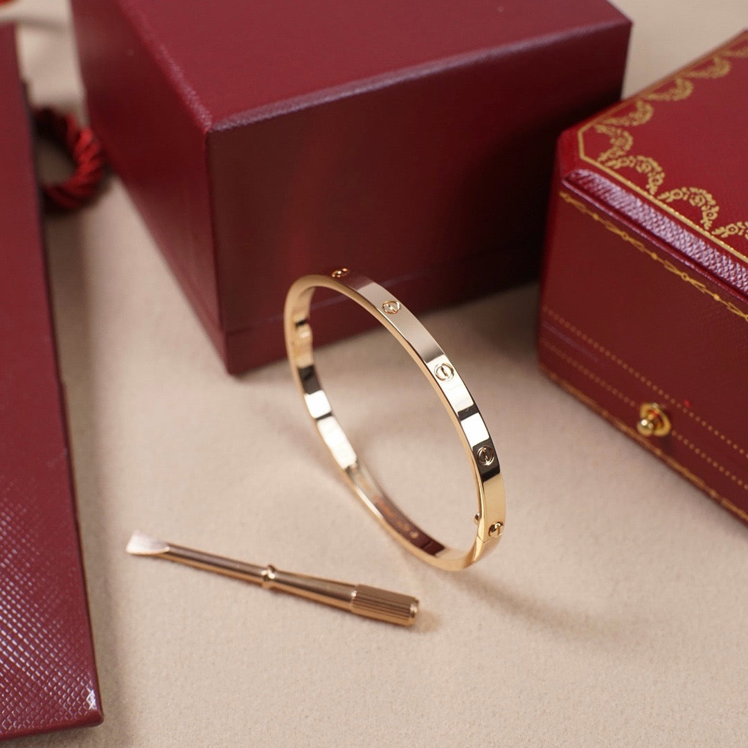 [✨ROSE💎]LOVE BRACELET 3.65MM NO DIAMONDS