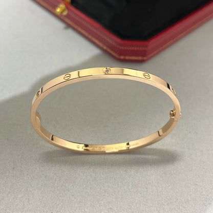 [✨ROSE💎]LOVE BRACELET 3.65MM 6 DIAMONDS