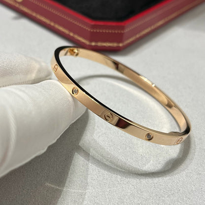 [✨ROSE💎]LOVE BRACELET 3.65MM 6 DIAMONDS