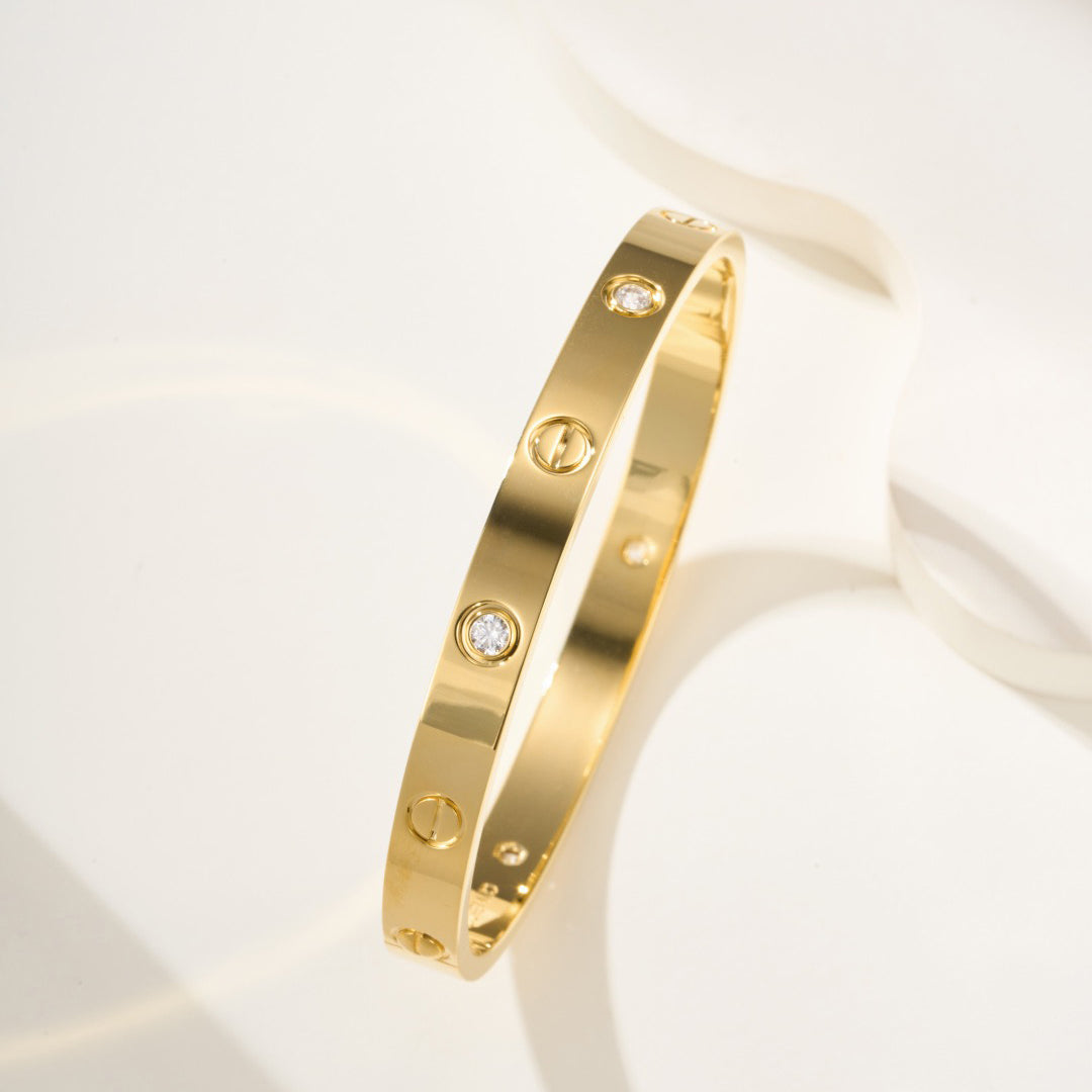 [✨ROSE💎]LOVE BRACELET 6.1MM 4 DIAMONDS