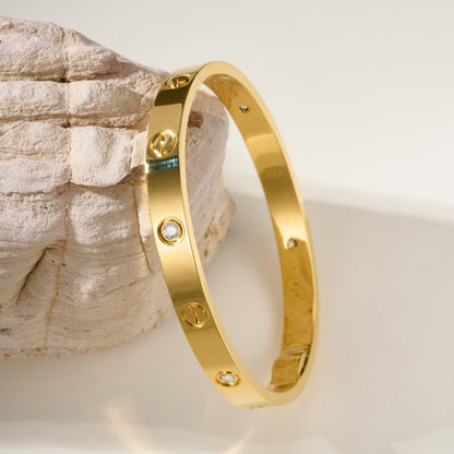 [✨ROSE💎]LOVE BRACELET 6.1MM 4 DIAMONDS